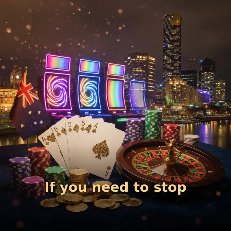 If you need to stop